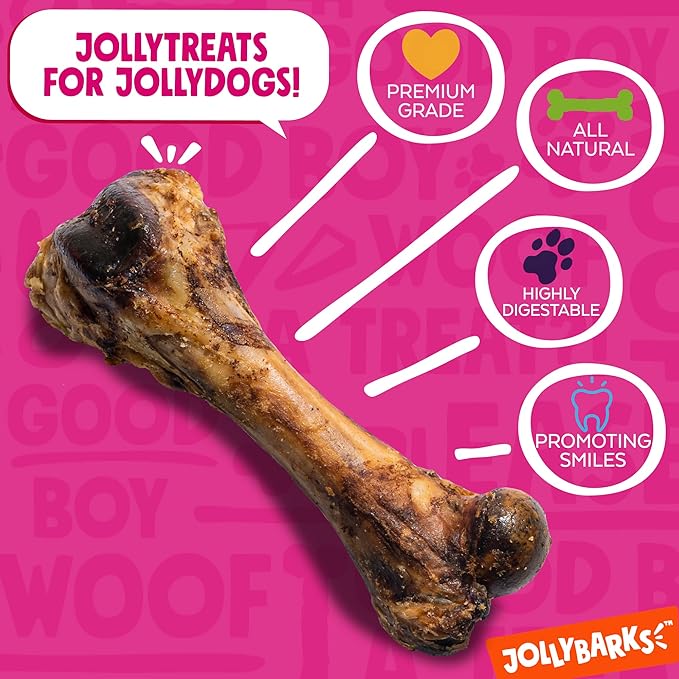Ham Femur Bone for Dogs | Savory Dog Chew Bones | Single Ingredient, Healthy Dog Bones for Dogs (3 Pack)