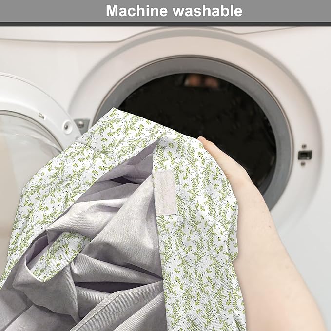 Ambesonne Flower Dog Crate Cover, Paisley Leaf Antique Stem Swirl Traditional Damask Fashion Stylize Flora, Easy to Use Pet Kennel Cover for Cats & Medium Dogs, 24 Inch, Black White