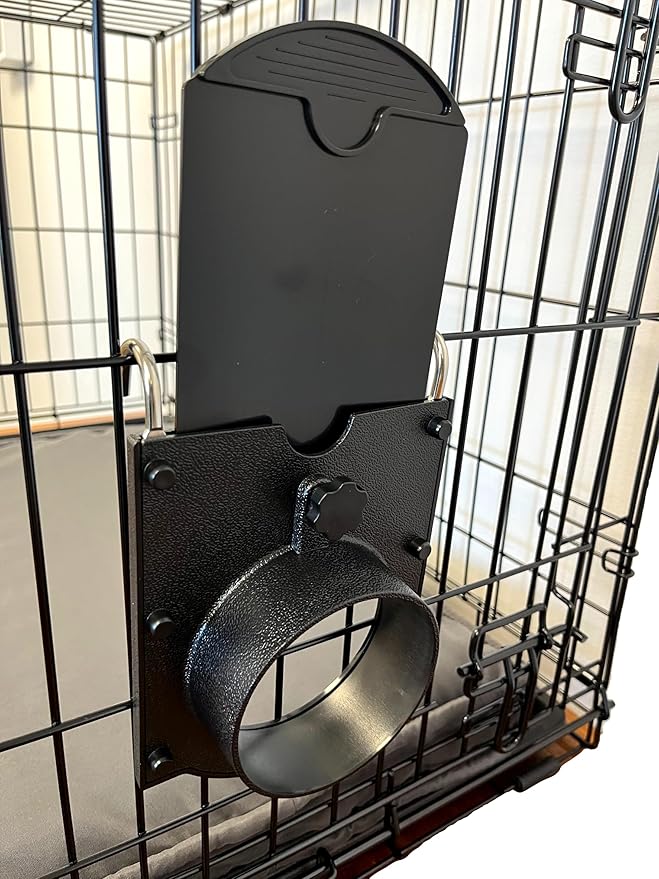 Dog Grooming Cage Dryer Hanger - Air Hose Cage Hanger with Door - Regulates Air Flow for Groomers - Compatible with B-Air Grizzly Duct Drying Kit