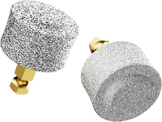 Bonve Pet Nail Grinder Wheels for Dogs 2PCS - Diamond Tips for Small Large Dogs & Cats（1 * Coarse Grinding Wheels & 1* Fine Grinding Wheel）