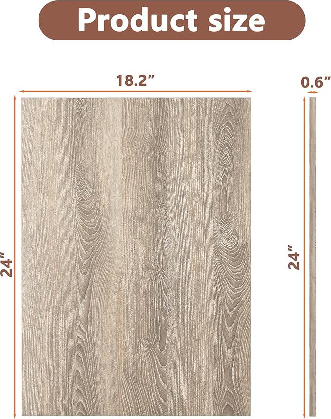 Piskyet Dog Crate Topper Wood Countertop for 48 42 36 30 24 inch Dog Cage, Dog Crate Cover,Dog Kennel Topper(Crate Not Include) (Grey, for 24 Inch Crate)