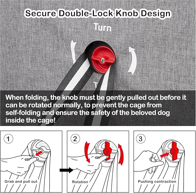 Collapsible Dog Crate - 32 Inch Portable Dog Travel Crate for Medium Dogs, Foldable Dog Crate with Detachable Storage Bag, Removable Pad, and Mesh Windows for Outdoor & Indoor