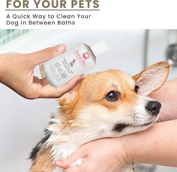 Organic Dog Wash – Cleansing Scrub, Washes for Canine Ears, Face, Coat and Paws – Conditioning, Moisturizing – Toxin Free, Healthy Ingredients – Grooming, Scented Scrubs – 7 to 13.5 Oz.