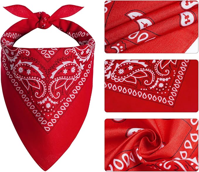 Pet Cowboy Costume Accessories Halloween Costumes for Small Pet Dogs Cat Cowboy Hat for Dogs and Bandana Scarf Halloween Party Western Cosplay Accessories (Brown, Small)