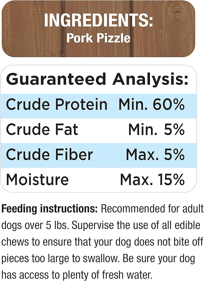 Cadet Butcher Treats Piggy Sticks for Dogs 6 oz