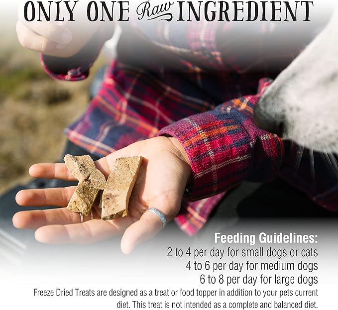 Northwest Naturals Raw Rewards Freeze-Dried Beef Heart Treats for Dogs and Cats - Bite-Sized Pieces - Healthy, 1 Ingredient, Human Grade Pet Food, All Natural - 3 Oz