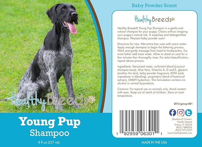 Healthy Breeds German Wirehaired Pointer Young Pup Shampoo 8 oz