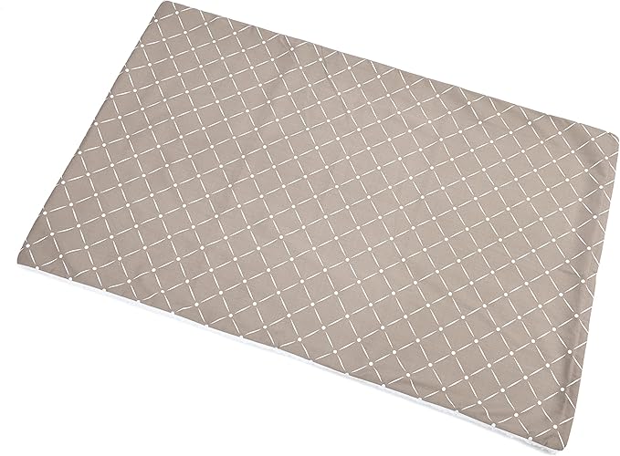 MidWest Homes for Pets Quiet Time Reversible Crate Pan Cover 48' Mushroom Diamond/Fleece