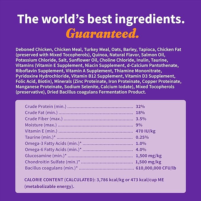 Halo Elevate Dry Dog Food, Healthy Grains Chicken Recipe, 20lb