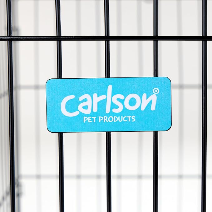 Carlson Pet Products Secure and Foldable Single Door Metal Dog Crate, Intermediate