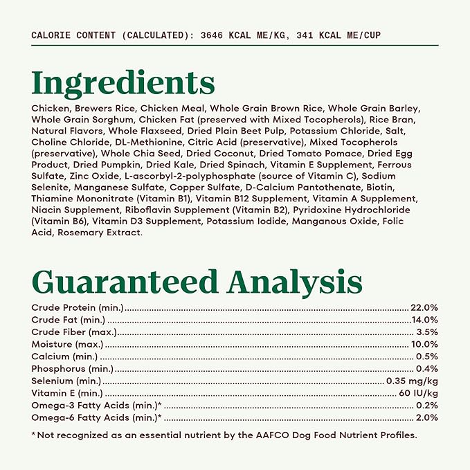 Nutro Natural Choice Adult Dry Dog Food, Chicken and Brown Rice Recipe 30 lbs.