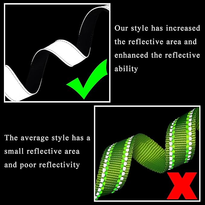 Reflective Dog Collar Soft Neoprene Padded Breathable Nylon Pet Collar Adjustable for Small Medium Large Dogs (Silver, S)