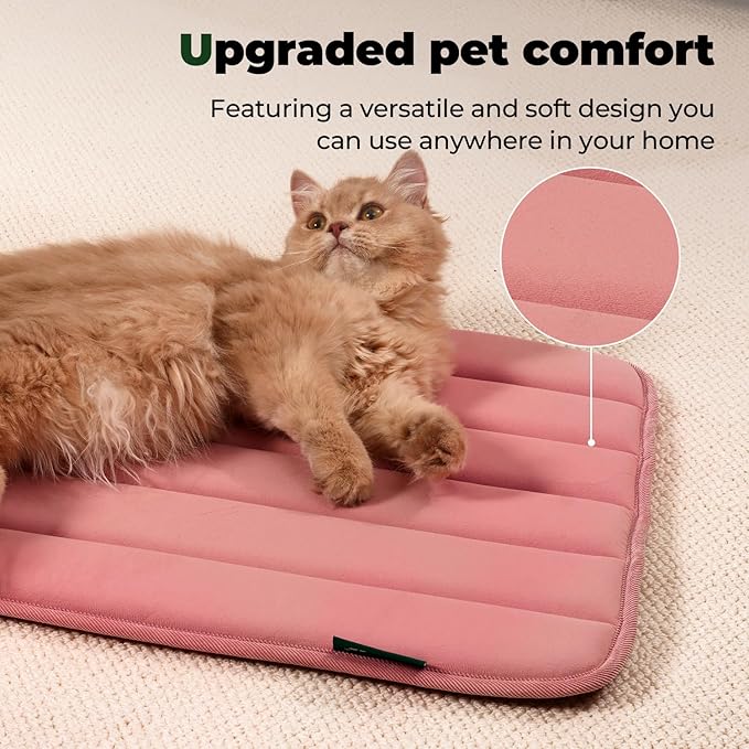 BALANCE Dog Crate Pad, Dog Foam Crate Mat Kennel Pad, Washable Water-Resistant Pet Bed Flat Dog Cage Mat for Medium Dogs