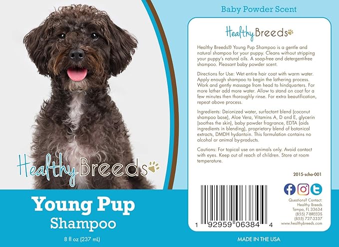 Healthy Breeds Schnoodle Young Pup Shampoo 8 oz