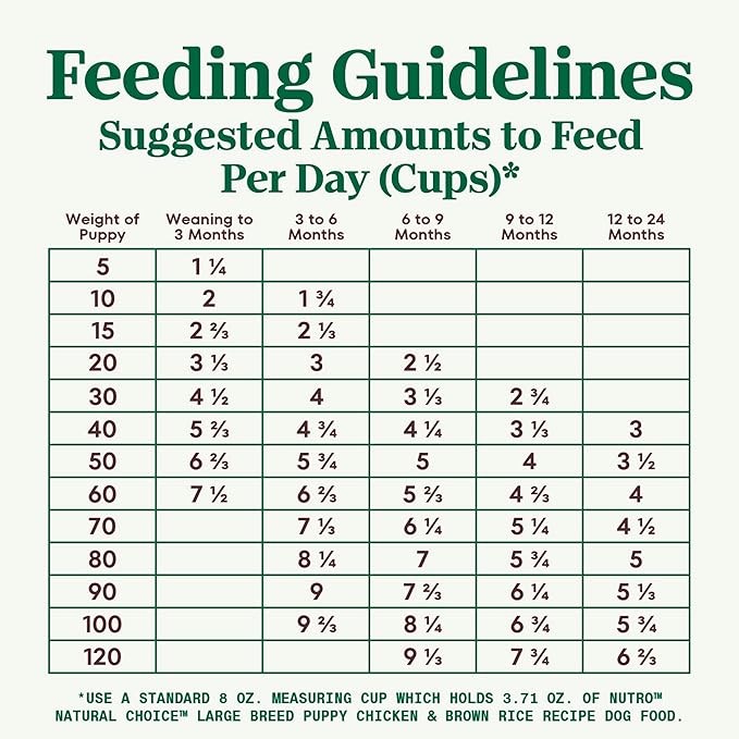 Nutro Core Dry Dog Natural Choice Chicken & Brown Rice Recipe, Dry Dog Food for Large Breed Puppies, 13 lb. Bag