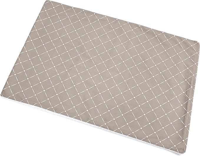 MidWest Homes for Pets Quiet Time Reversible Crate Pan Cover 42' Mushroom Diamond/Fleece