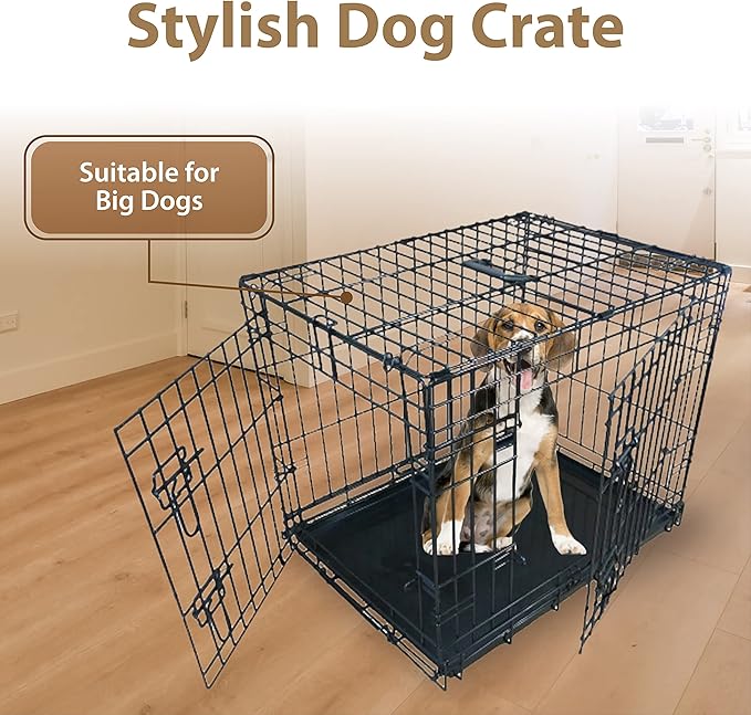 Black Standard Small 24 inch Dog Cage