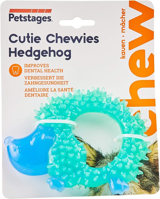 Petstages Cutie Chewies Hedgehog Dog Chew Toy