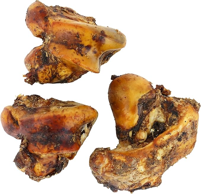 Pet Craft Supply ALL Natural Healthy Buffalo Femur Center Knuckle Bones Dog Chews Treats for Aggressive Chewers Long Lasting Rawhide Free Premium Grade Slow Roasted for Medium Large Dogs