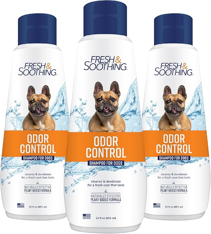 Naturel Promise Fresh & Soothing Odor Control Refreshing Shampoo for Pets, 22oz (Pack of 3)
