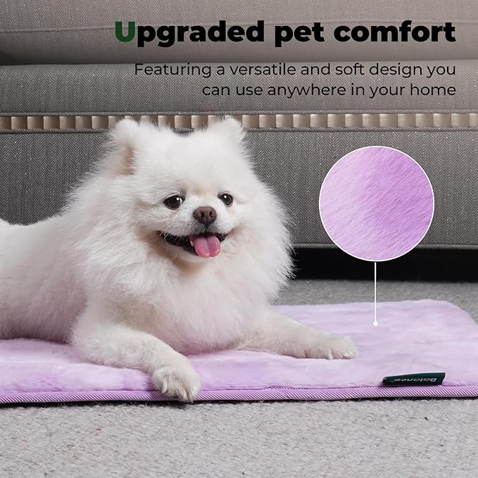 BALANCE Dog Crate Pad, Dog Foam Crate Mat Kennel Pad, Washable Pet Bed Flat Dog Cage Mat for Medium Dogs