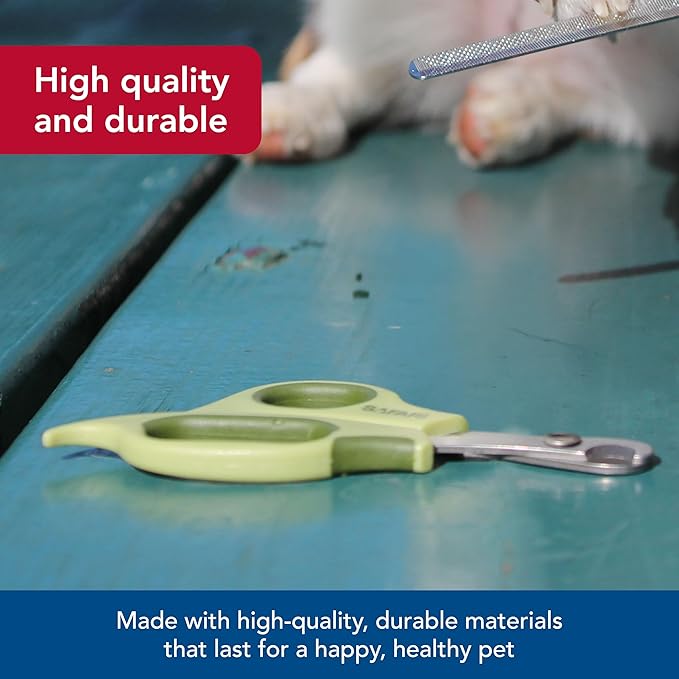 Coastal Pet Safari Dog Deluxe Nail Trimmer - Large Finger Hole and Easy Grip - Stainless Steel Pet Nail Clippers - One Size