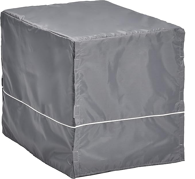 New World Dog Crate Comfort Kit by, Matching Dog Crate Cover & Dog Bed to Make Your Dogs Crate Their Home, Compatible with MidWest Homes for Pets & New World Dog Crates, Fits 22-Inch Dog Crate, Gray