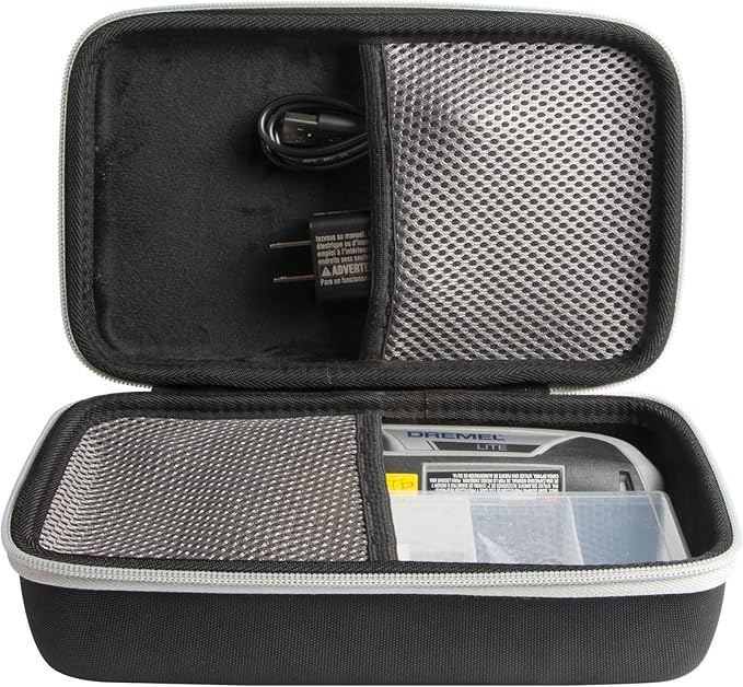 Aenllosi Hard Carrying Case Compatible With Dremel Lite 7760 N/10 4V Li-Ion Cordless Rotary Tool