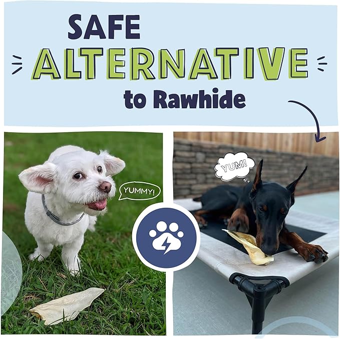 Pawstruck Natural Lamb Ears Chew Treats for Small & Medium Dogs - Healthy Low Fat, No Artificial Preservatives, Single Ingredient, Highly Digestible Animal Ear - 10 Count - Packaging May Vary