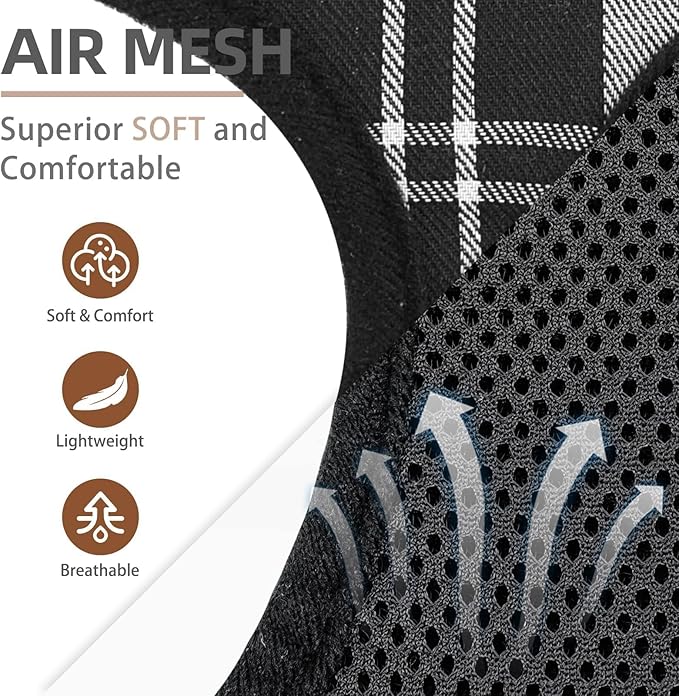 PUPTECK Soft Mesh Dog Harness and Leash Set Pet Puppy Cat Comfort Padded Vest No Pull Harnesses, Black&White, XS