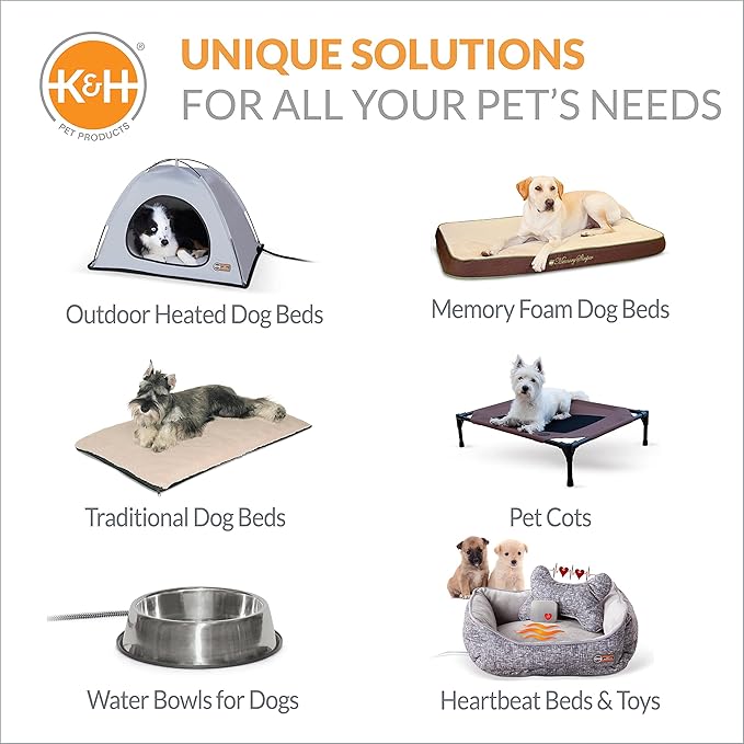 K&H Pet Products Coolin' Pet Bowl Blue 96 Ounces