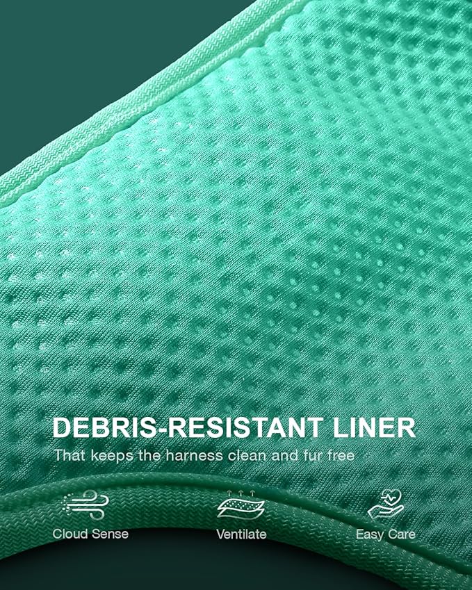 FAYOGOO Tactical Dog Harness for Large Dogs - Mesh Breathable Dog Harness Escape Proof with Handle - No Pull Military Service Dog Vest with Removable Patches for Walking,Training,Hiking