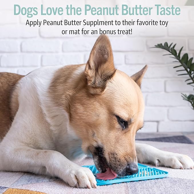 Dog Peanut Butter - Dog Breath Freshener - Anti Plaque, Tartar, & Bad Breath - Dog Dental Treats for Better Oral Care and Gum Health - Dental (8.46oz)