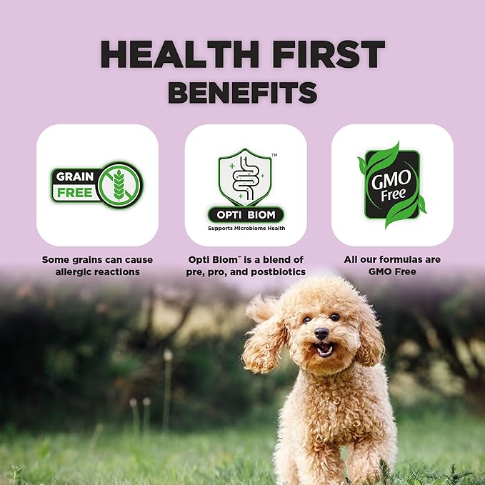 Nature's HUG Dry Dog Food, for Adult-Toy & Small Breeds, 5 lb. Bag, Chicken Flavor Plant-Based Protein Vegetarian Kibble, Grain-Free, Allergen-Free, Complete Protein & Balanced Nutrition