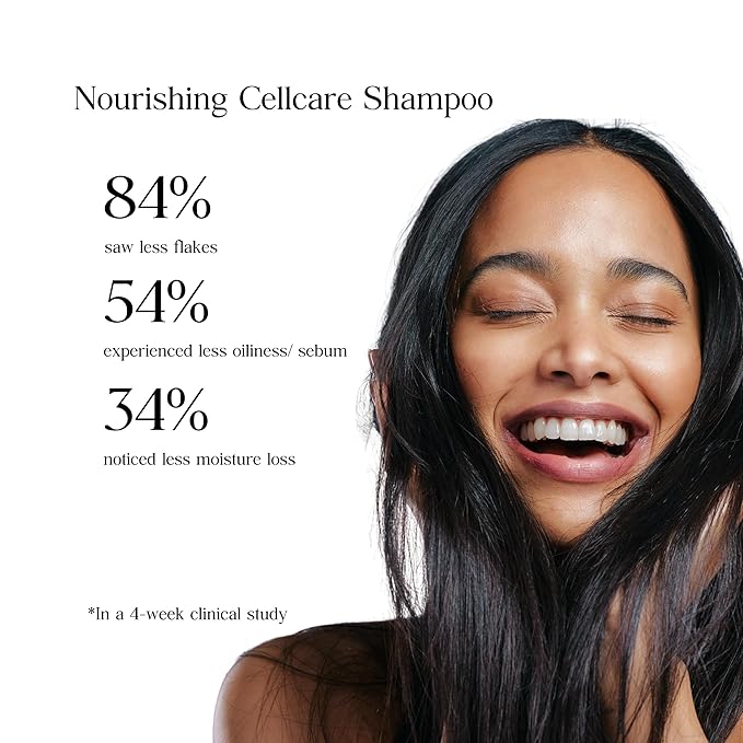 Nourishing Botanic Cellcare Shampoo 500ml, 16.90 fl oz | Sulfate-Free, Paraben-Free and Color-Safe | pH Balancing