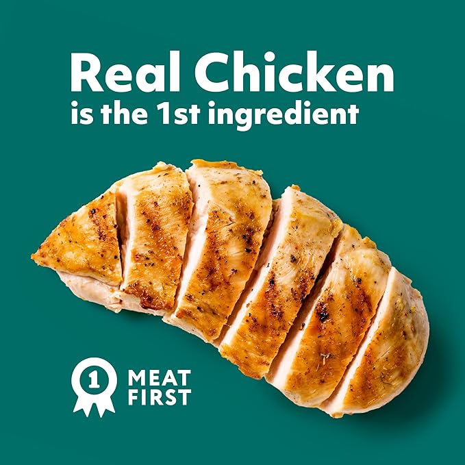 Optimeal Grain-Free Dog Food - Proudly Ukrainian - Balanced Dog Food Dry Recipe with Immunity Support, Non-Grain Dry Dog Food for All Dog Breeds (3.3 lbs, Chicken & Veggies)