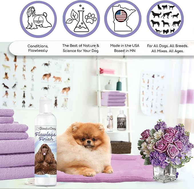 The Blissful Dog Flawless Finish Dog Conditioner, 8-Ounce