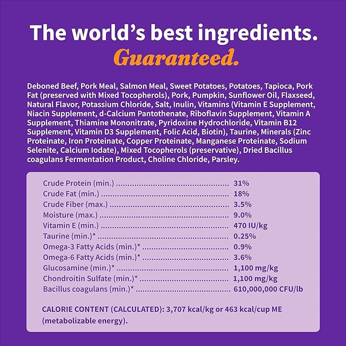 Halo Elevate Dry Dog Food, Grain Free Red Meat Recipe, 3.5lb