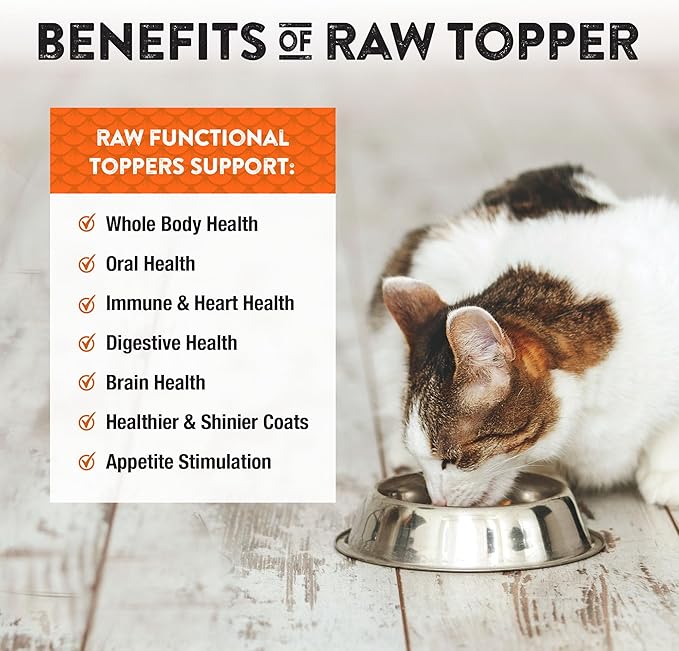 Northwest Naturals Freeze-Dried Salmon, Shiitake & Maitake Mushrooms Functional Topper - for Dogs & Cats - Healthy, Limited Ingredients, Human Grade Pet Food, All Natural - 3.5 Oz (Pack of 1)