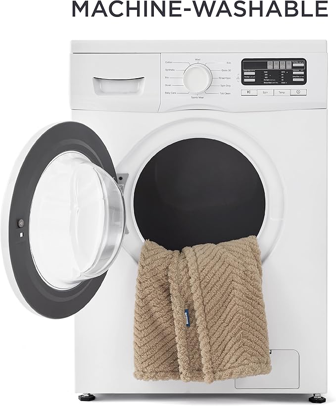 Bedsure Dog Blanket for Medium Dogs Washable - Soft Fluffy Puppy Blanket with Premium 300GSM Coral Fleece, Cozy Calming Cat Blankets for Indoor Cats, Fuzzy Pet Blanket for Kitten Doggy, Brown, 30x40IN