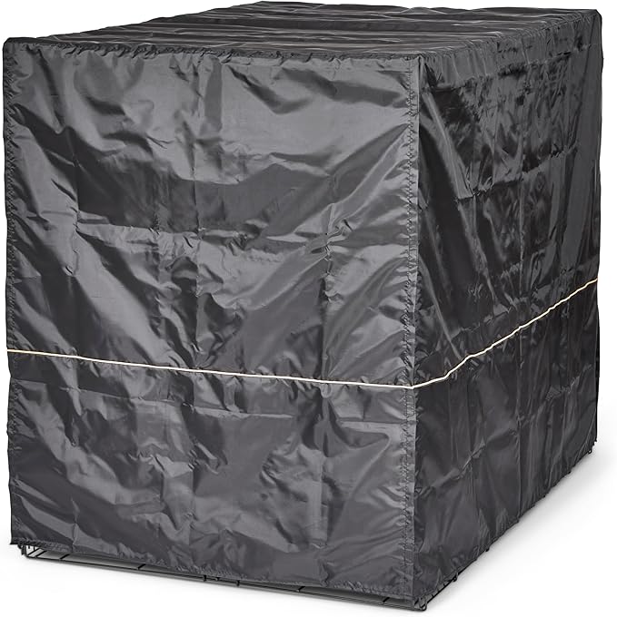 MidWest Homes for Pets Dog Crate Cover, Privacy Dog Crate Cover Fits Midwest Dog Crates, Crate Cover Only, Machine Wash & Dry, Black, 54-Inch