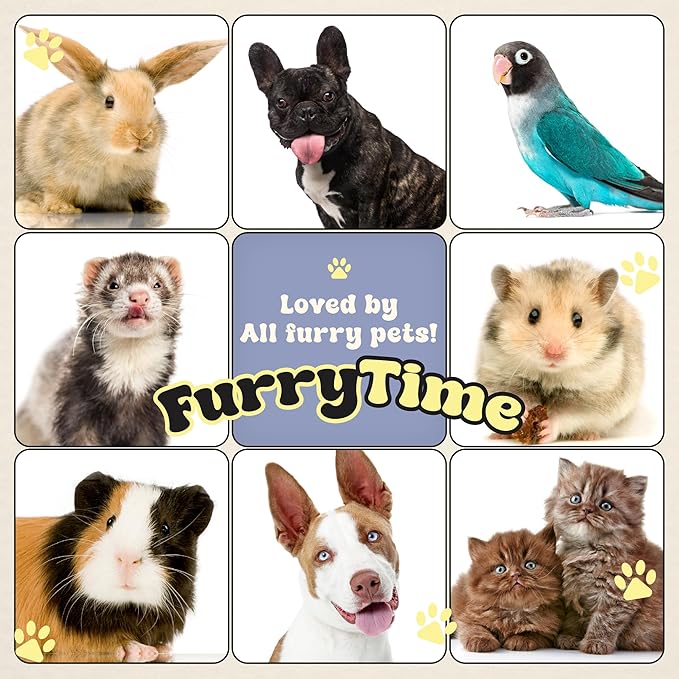 FURRYTIME Pet Cleaning Glove Wipes for Dogs & Cats, 30 Gloves, Hypoallergenic Pet Wipes Disposable No-Rinse Grooming, Extra Thick Bathing Wipes, Pet Dry Cleaning Paws, Coat, Ears, Eye Area, Butt