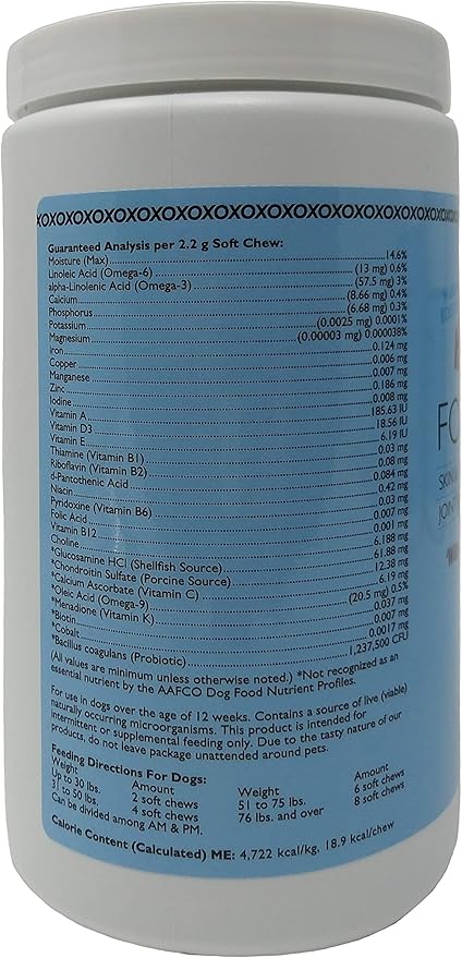 HUGS & KISSES Warren Eckstein's Four-in-One Dog Vitamin Mineral Supplement Treats