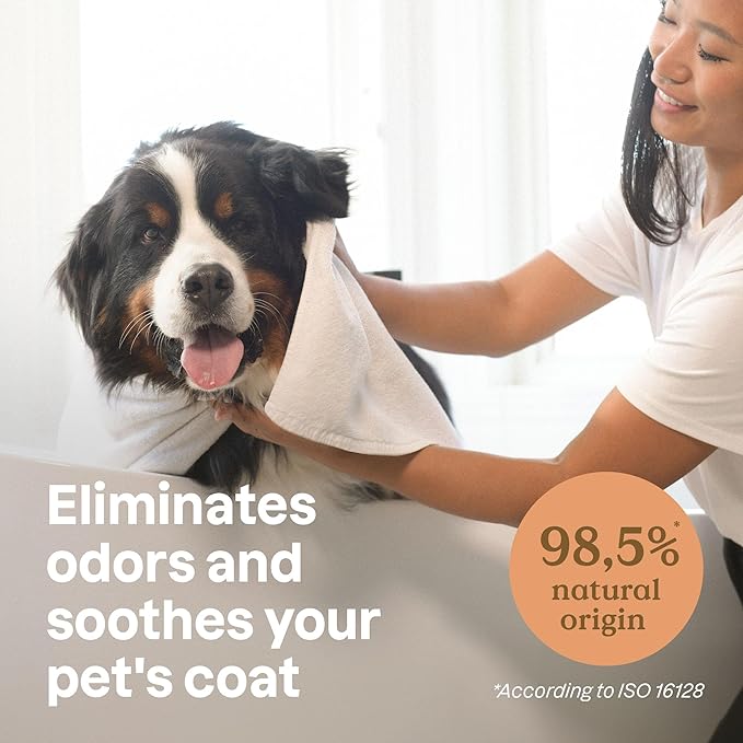 ATTITUDE Shampoo for Cats and Dogs, Plant and Mineral-Based Ingredients, Vegan and Cruelty-Free Products for Pets, Bulk Refill, Soothing, Unscented, 67.62 Fl Oz