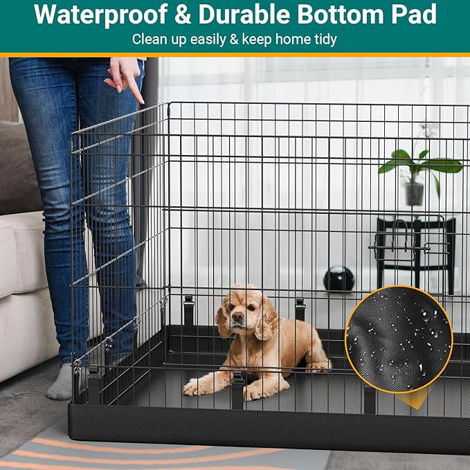 PJYuCien Bottom Cover - Fits 4 Panels 36 Inch Width Plastic/Metal Pet Pen Square Dog Playpen (Note: Only Pen Bottom Cover, NO PLAYPEN!!!)
