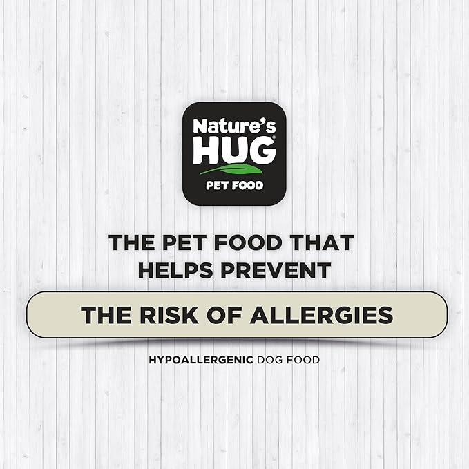 Nature's HUG Dry Dog Food, for Senior-Medium & Large Breeds, 20 lb. Bag, Chicken Flavor Plant-Based Protein Vegetarian Kibble, Grain-Free, Allergen-Free, Complete Protein & Balanced Nutrition