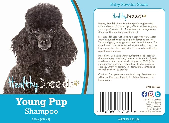Healthy Breeds Poodle Young Pup Shampoo 8 oz