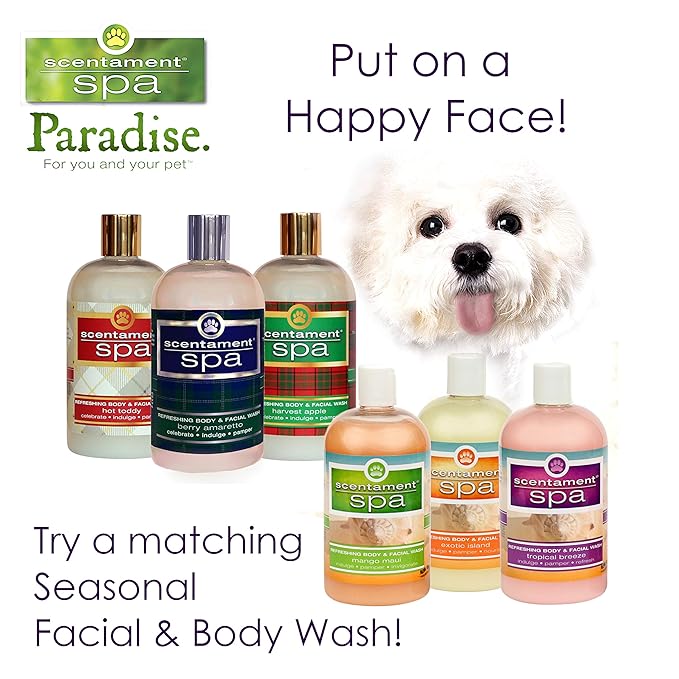 Best Shot Scentament Spa Botanical Body Splash, Detangler Spray, Body Spray for Pets, Cat and Dog Cologne Spray, Mango Maui, 8 Oz.