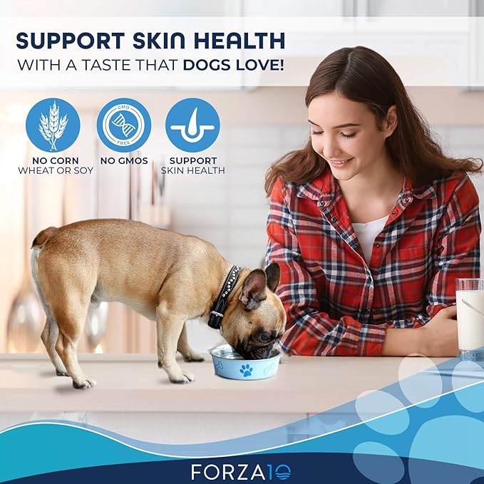 Forza10 Legend Sensitive Skin Dog Food, Grain Free Dry Dog Food for Sensitive Skin with Curative Herbs, Wild Caught Anchovy Flavor Allergy Dog Food, for Adult Dogs, Pack of 1 (15 Pounds)