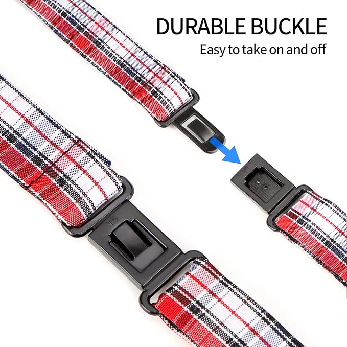 Segarty Dog Bow Tie, 6 PCS Bowties Dog Collar Bulk Holiday Cat Collar Grooming Bows for Pet Festival Party Puppy Photography Neck Wear Gift, Cute and Plaid Patterned